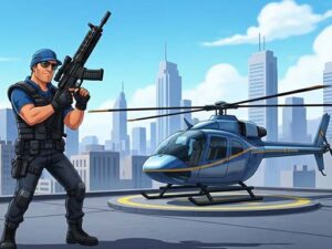 GunShip Shooting Attack Game 3D